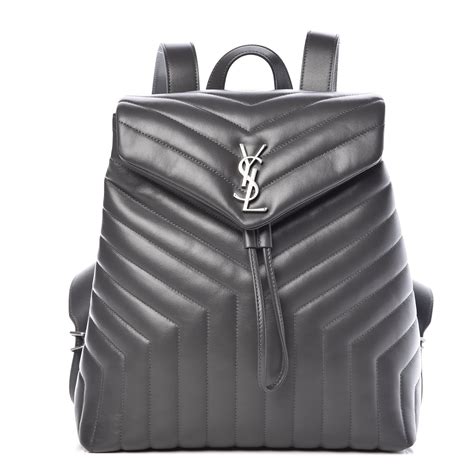 ysl grey loulou|ysl loulou backpack.